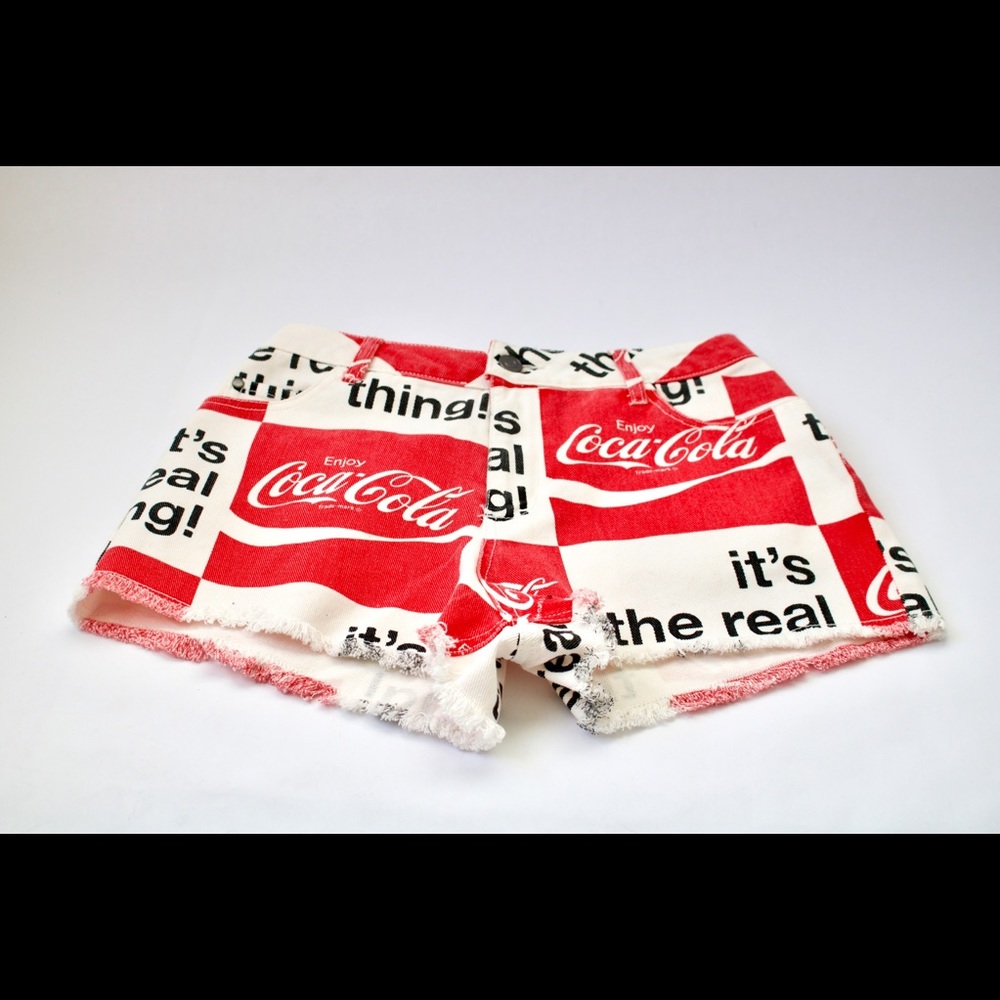 NWOT Coca Cola Denim Shorts (Size S)